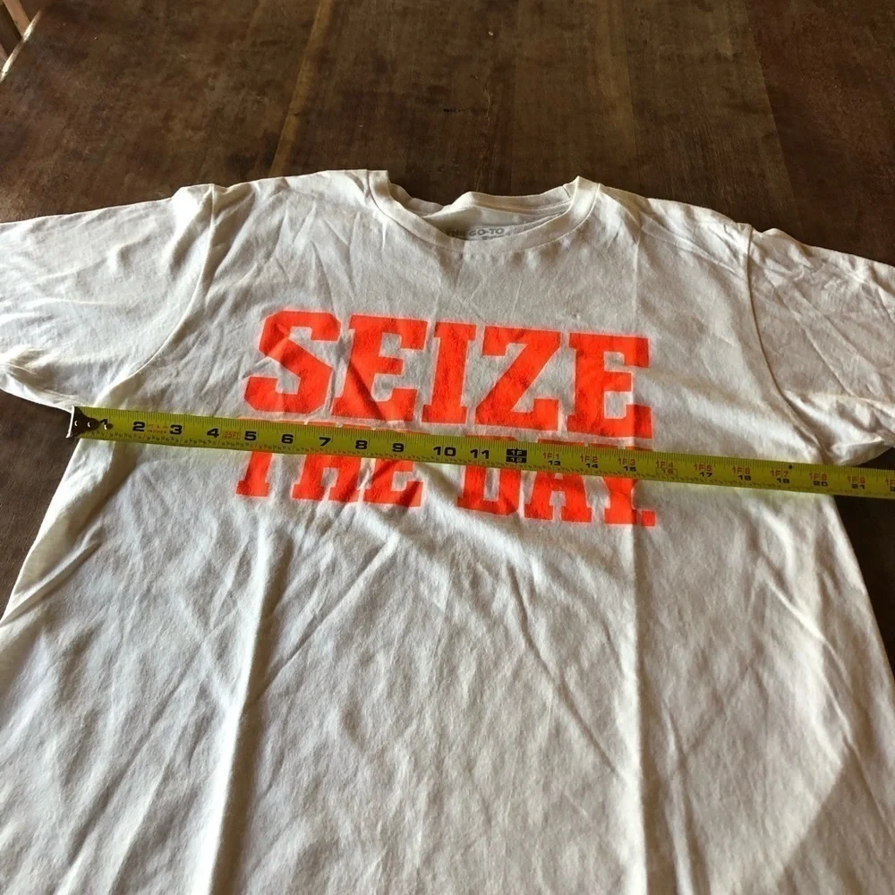 Adidas The Go-To Tee Seize the Day White Shirt